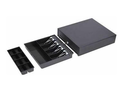 Capture - Elektronisk Pengeskuffe - With Manual Button, 410 Mm - 12 / 24 V - Sort