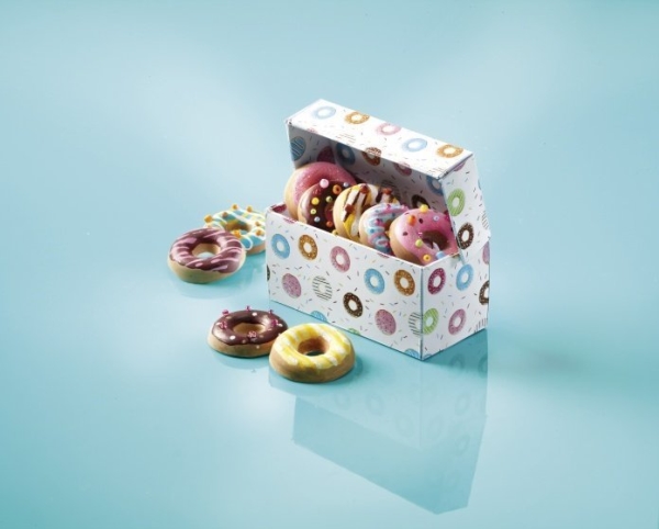 Totum Donut Factory, Sæt Til Støbning/Maling Til Børn, 5 År, Flerfarvet