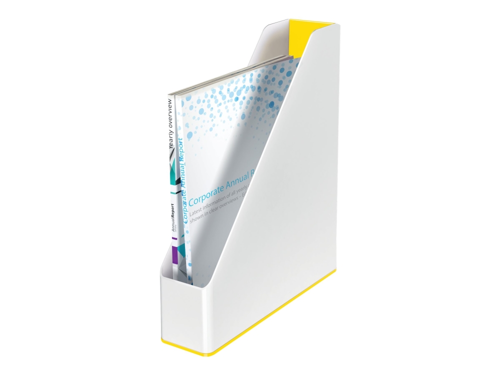 Leitz Wow Dual Colour - Magasinfil - Rygbredde: 73 Mm - For A4 (210 X 297 Mm) - Gul