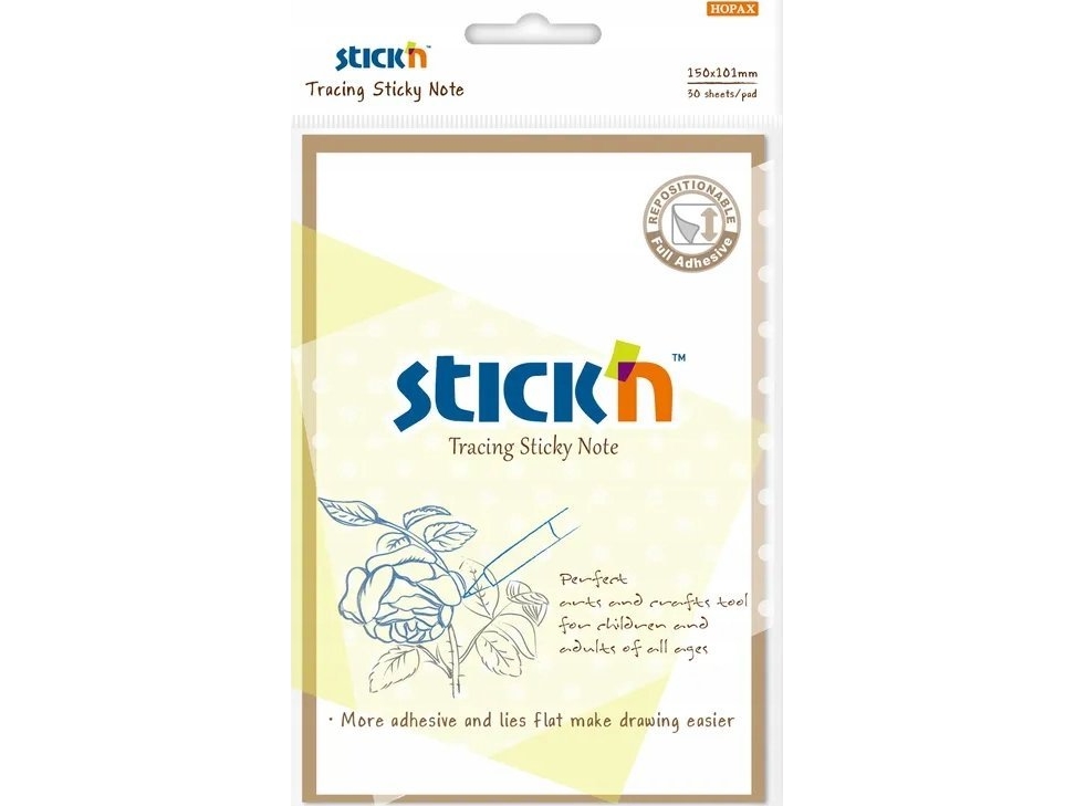 Clearnotes Papir 150X101 Mm 30 Ark Hvid
