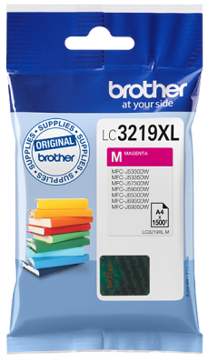 Brother LC3219XLM Magenta Blækpatron, 1.500 sider