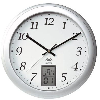 Unilux Instict vægur Ø31 cm aluminium