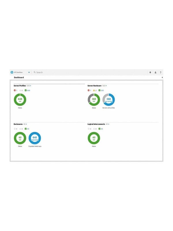 HP E OneView without iLO Advanced Flexible License