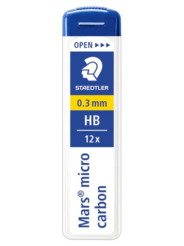 Staedtler MARS MICRO MINE 0,3mm HB, 12 ETUIER Á 12 MINER