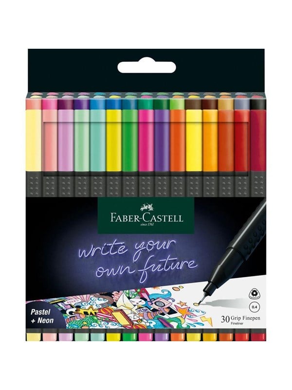 Faber Castell Grip Finepen (30 pcs)